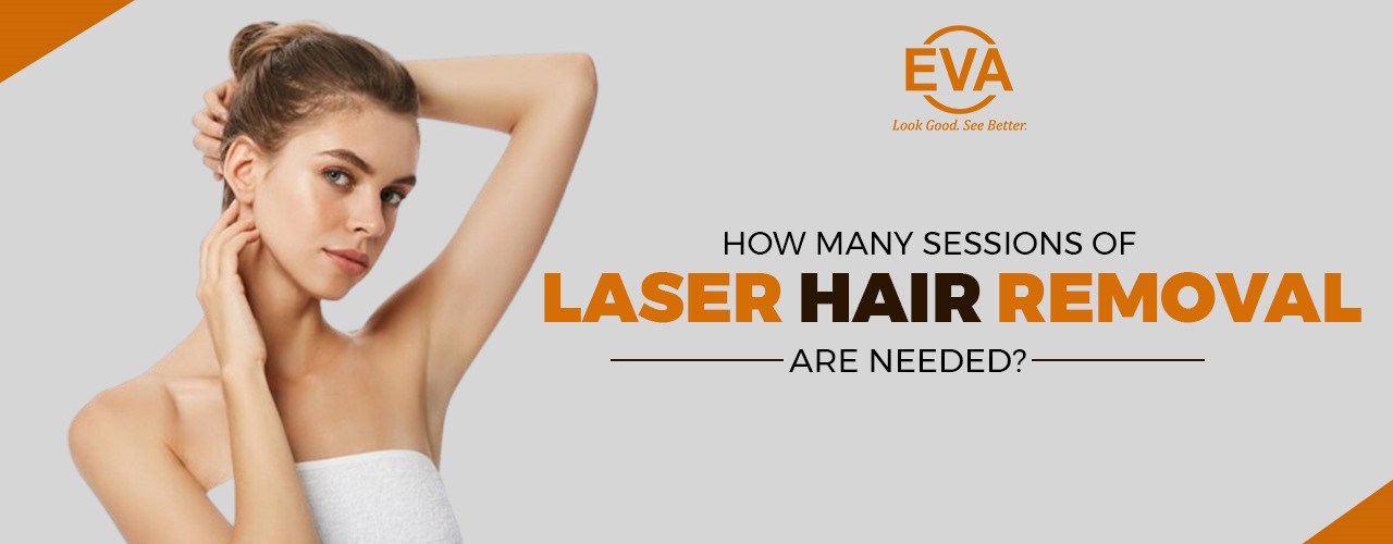 How many sessions of laser hair removal are needed?