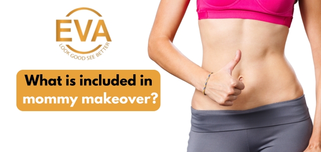 What is included in a mommy makeover?